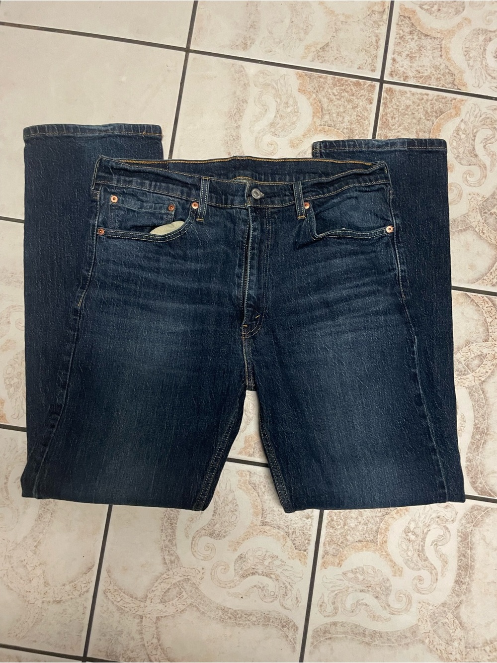 Levi's Indigo Straight-Leg Jeans